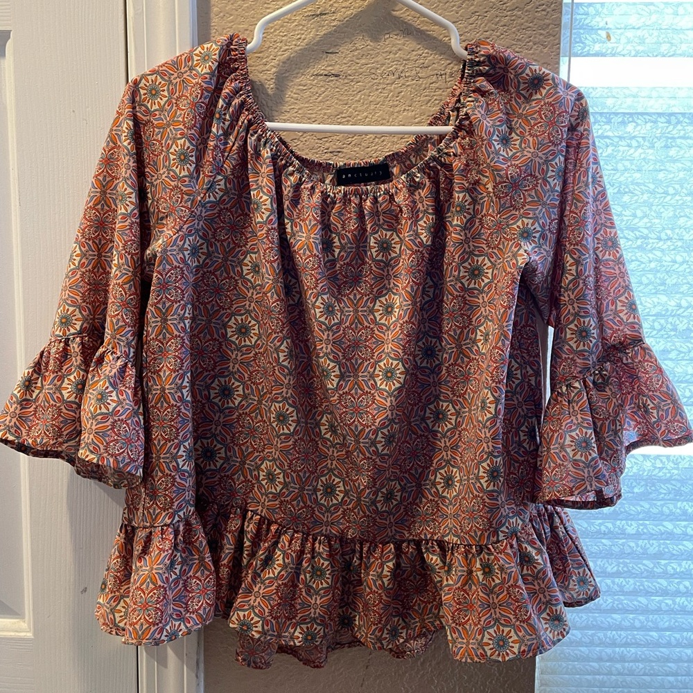 Pattern blouse Women’s medium Sanctuary